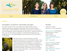 Tablet Screenshot of heilzentrum-mitte.de